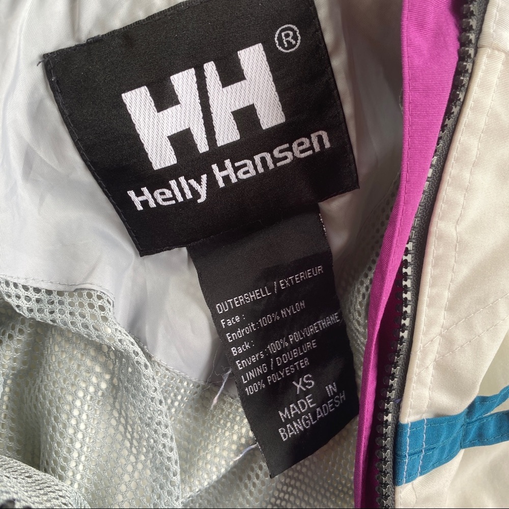 Helly Hansen White and Purple Ski Jacket - Picture 7 of 16